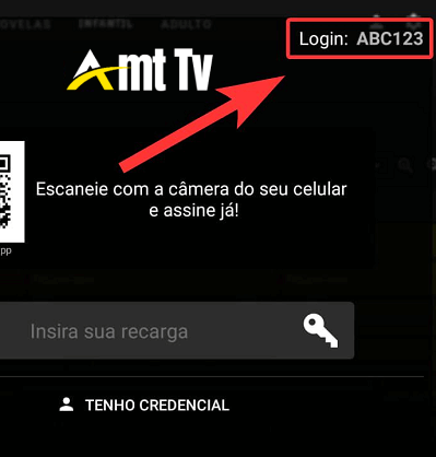 Código do usuário